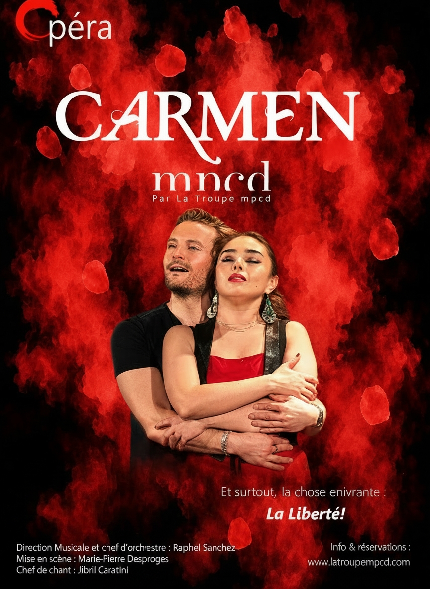 Affiche de Carmen par La Troupe mpcd